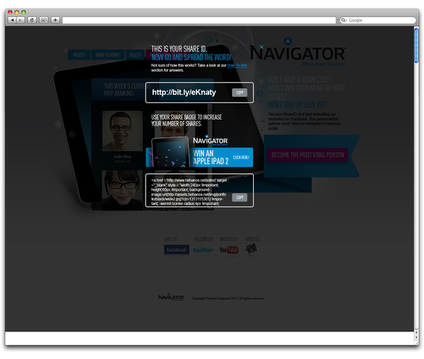 Navigator – A Promotion Campaign 2012